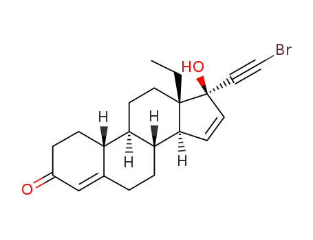 17α-Bromethinyl-17β-hydroxy-18-methyl-4,15-oestradien-3-on