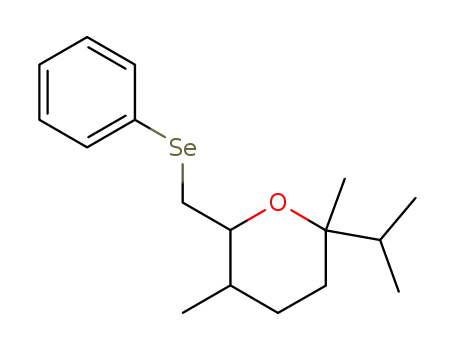 6-isopropyl-3,6-dimethyl-2-(phenylselenomethyl)tetrahydropyran