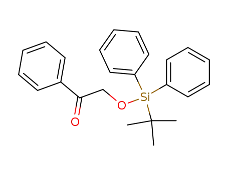 Molecular Structure of 139167-15-0 (Ethanone, 2-[[(1,1-dimethylethyl)diphenylsilyl]oxy]-1-phenyl-)