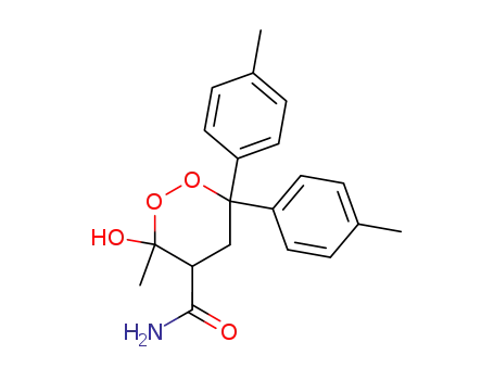 6,6-bis(4-methylphenyl)-4-carbamoyl-3-methyl-1,2-dioxan-3-ol
