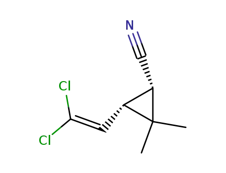 (+/-)-cis-2,2-dimethyl-3-(2',2'-dichlorovinyl)cyclopropanecarbonitrile