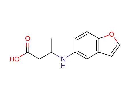 3-(Benzofuran-5-ylamino)-butyric acid