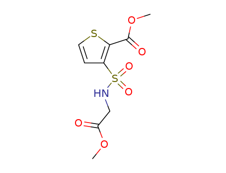 Methyl 3-[(methoxycarbonylmethyl)sulfamoyl]thiophene-2-carboxylate(106820-63-7)