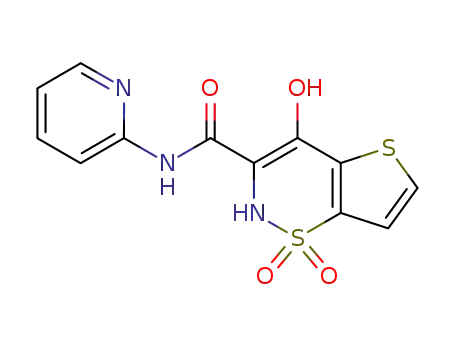 4-hydroxy-N-2-pyridyl-2H-thieno<2,3-e>-1,2-thiazine-3-carboxamide 1,1-dioxide