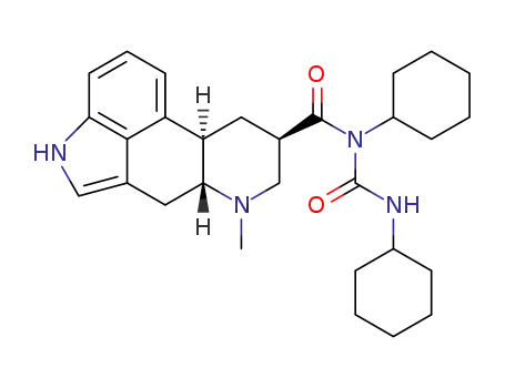 N-cyclohexyl-N-<(cyclohexylamino)-carbonyl>-6-methylergoline-8β-carboxamide