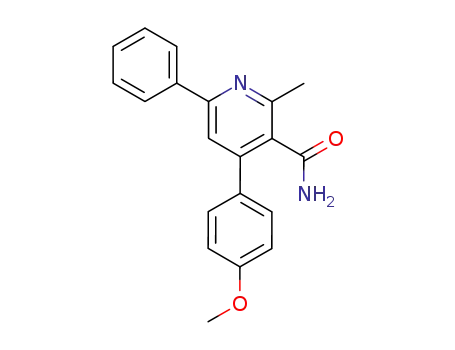 4-(4-methoxyphenyl)-2-methyl-6-phenylpyridine-3-carboxamide