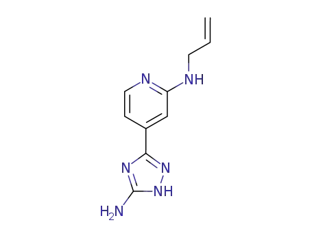 Allyl-[4-(5-amino-1H-[1,2,4]triazol-3-yl)-pyridin-2-yl]-amine