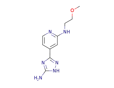 [4-(5-Amino-1H-[1,2,4]triazol-3-yl)-pyridin-2-yl]-(2-methoxy-ethyl)-amine