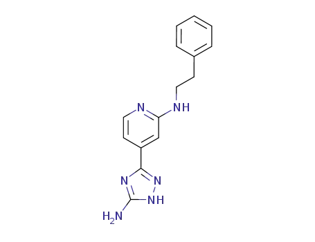 3-amino-<5-<(2-phenylethyl)amino>-4-pyridyl>-1,2,4-triazole