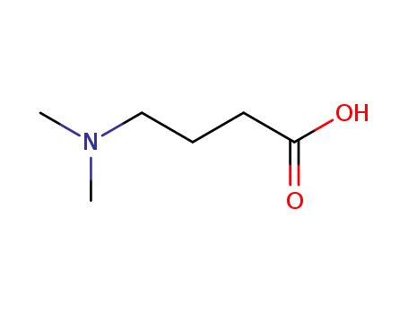 Molecular Structure of 693-11-8 (4-(Dimethylamino)butanoic acid)