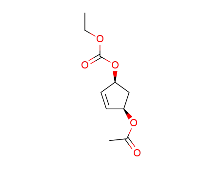 (1S,4R)-cis-1-ethoxycarbonyloxy-4-acetoxy-2-cyclopentene