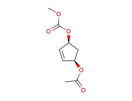 methyl (1S,4R)-4-acetoxy-2-cyclopentenylcarbonate