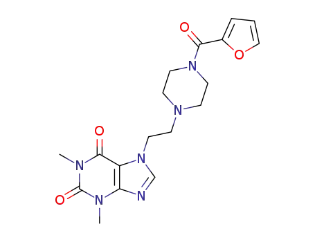 7-<3-<4-(2-Furoyl)-1-piperazinyl>-ethyl>-theophyllin