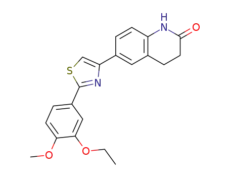 6-[2-(3-Ethoxy-4-methoxy-phenyl)-thiazol-4-yl]-3,4-dihydro-1H-quinolin-2-one