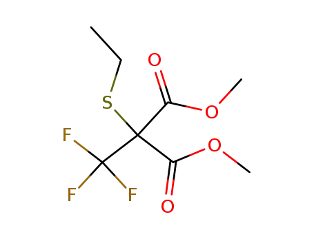 2-Ethylsulfanyl-2-trifluoromethyl-malonic acid dimethyl ester