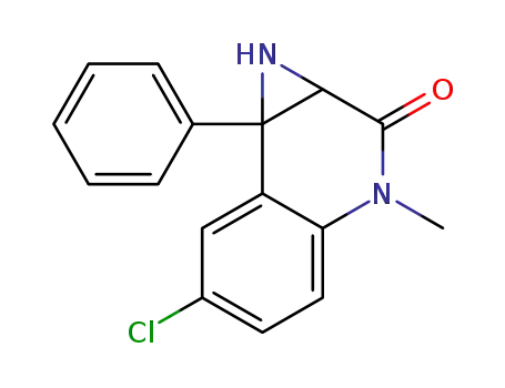 6-Chloro-3-methyl-7b-phenyl-1,1a,3,7b-tetrahydro-1,3-diaza-cyclopropa[a]naphthalen-2-one