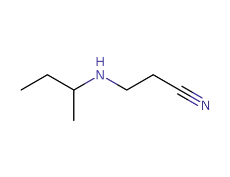 Molecular Structure of 21539-52-6 (3-(SEC-BUTYLAMINO)PROPANENITRILE)