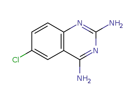 Molecular Structure of 18671-95-9 (6-Chloro-quinazoline-2,4-diamine)