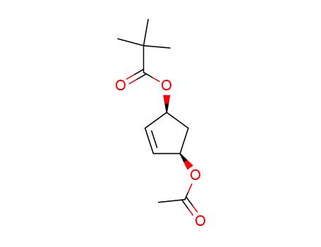 (3R,5S)-(+)-3-acetoxy-5-(trimethylacetyloxy)cyclopent-1-ene