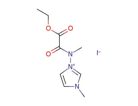 1-(Ethoxyoxalyl-methyl-amino)-3-methyl-3H-imidazol-1-ium; iodide
