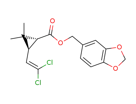 (1R,3S)-3-(2,2-Dichloro-vinyl)-2,2-dimethyl-cyclopropanecarboxylic acid benzo[1,3]dioxol-5-ylmethyl ester