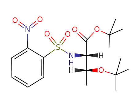 N-(2-nitrobenzenesulfonyl)-O-t-butyl-L-threonine t-butyl ester