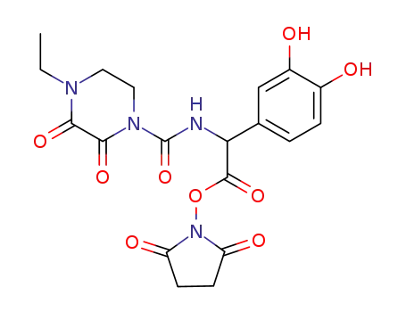 (3,4-dihydroxy-phenyl)-[(4-ethyl-2,3-dioxo-piperazine-1-carbonyl)-amino]-acetic acid 2,5-dioxo-pyrrolidin-1-yl ester