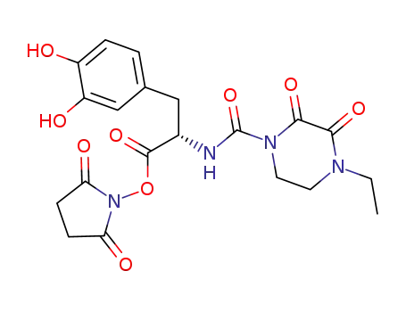 (S)-3-(3,4-Dihydroxy-phenyl)-2-[(4-ethyl-2,3-dioxo-piperazine-1-carbonyl)-amino]-propionic acid 2,5-dioxo-pyrrolidin-1-yl ester