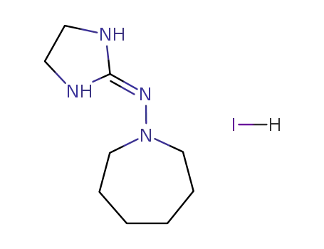 2-[(1-perhydroazepinyl)]iminoimidazolidine hydriodide