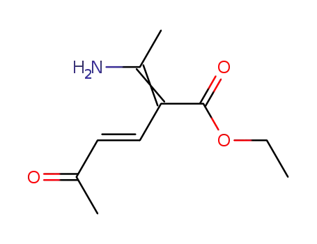 (4E)-2-amino-3-ethoxycarbonylhepta-2,4-dien-6-one