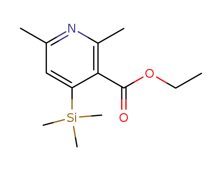 Ethyl 2,6-dimethyl-4-(trimethylsilyl)pyridine-3-carboxylate