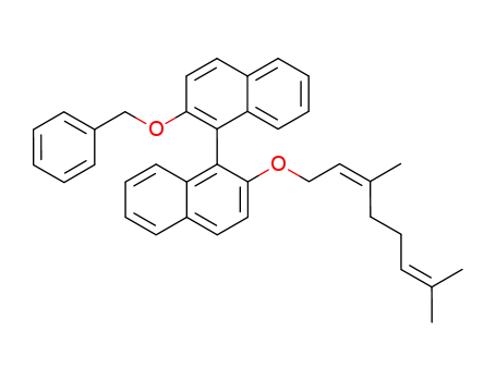 2-Benzyloxy-2'-((Z)-3,7-dimethyl-octa-2,6-dienyloxy)-[1,1']binaphthalenyl