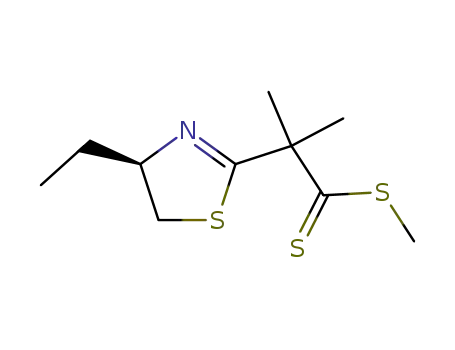 (R)-methyl-2-methyl-2-(4-ethyl-4,5-dihydro-2-thiazolyl)propanedithioate