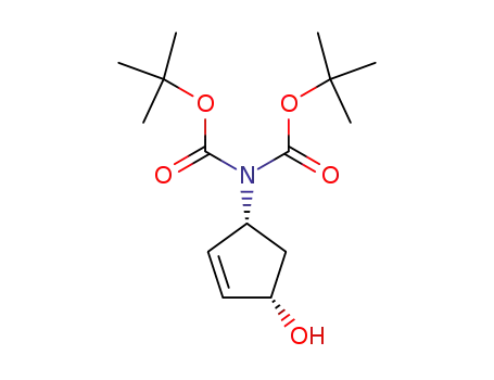 di-tert-butyl [(1R,4S)-4-hydroxycyclopent-2-en-1-yl]imidodicarbonate