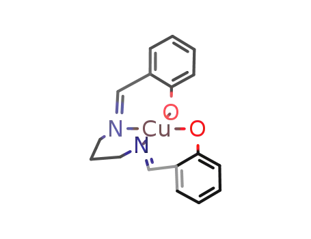 {copper(II)-(N,N'-disalicylidene-1,3-propanediamine)}