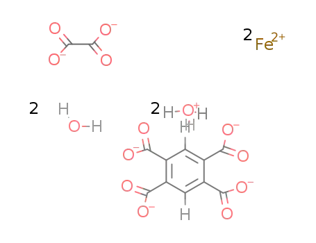 Fe2(μ8-benzene-1,2,4,5-tetracarboxylate)(μ2-oxalate)*(H3O)2(H2O)2