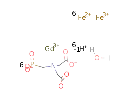 [GdFe(III)(Fe(II))6(N-(phosphonomethyl)iminodiacetateH)6]*nH2O