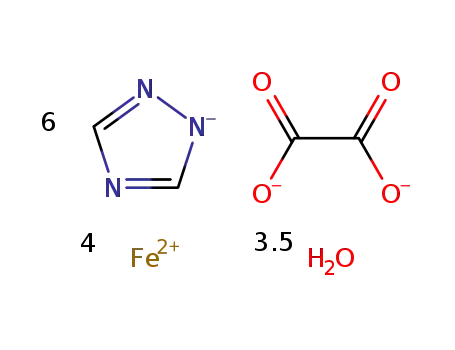 [Fe2(H2O)(oxalate)][Fe2(1,2,4-triazole(-1H))6]*2.5H2O