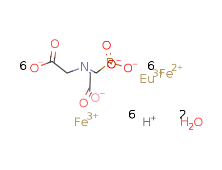 [EuFeFe6(N-(phosphonomethyl)iminodiacetic acid-3H)6]·2H2O