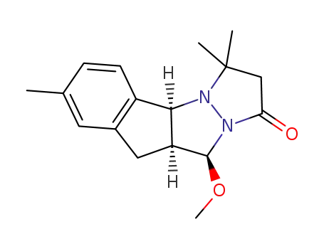10-methoxy-3,3,7-trimethyl-2,3,4a,9,9a,10-hexahydro-1H-indeno[1,2-c]pyrazolo[1,2-a]pyrazol-1-one