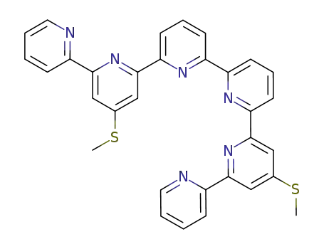 4',4''''-bis(methylsulfanyl)-2,2':6',2'':6'',2''':6''',2'''':6'''',2'''''-sexipyridine