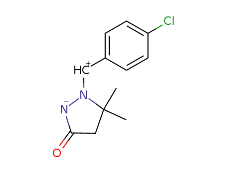 1-[(4-chlorophenyl)methylene]-5,5-dimethyl-3-oxopyrazolidin-1-ium-2-ide