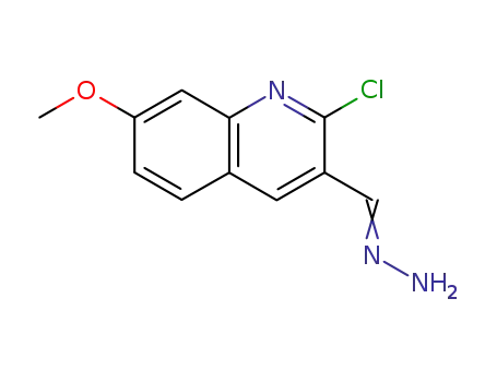 2-chloro-7-methoxyquinoline-3-carboxalehyde hydrazone