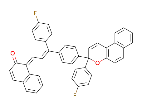 1-(3-(4-fluoro-phenyl)-3-{4-[3-(4-fluoro-phenyl)-3H-benzo[f]chromen-3-yl]-phenyl}-allylidene)-1H-naphthalen-2-one