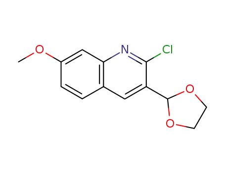 2-chloro-3-[1,3]dioxolan-2-yl-7-methoxy-quinoline