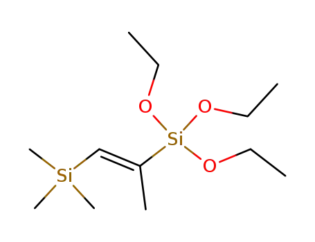 (E)-triethoxy(1-(trimethylsilyl)prop-1-en-2-yl)silane