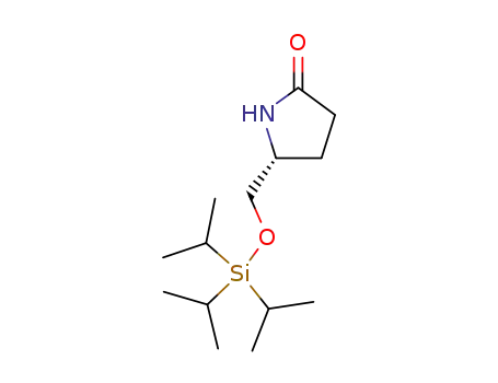 (R)-5-Triisopropylsilanyloxymethyl-pyrrolidin-2-one