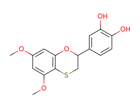 4-(5,7-dimethoxy-2,3-dihydro-benzo[1,4]oxathiin-2-yl)-benzene-1,2-diol