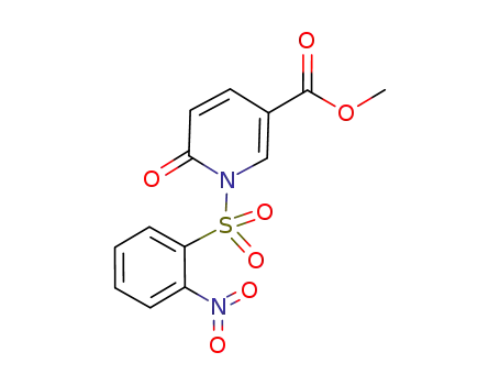 methyl 1-[(2-nitrophenyl)sulfonyl]-6-oxo-1,6-dihydropyridine-3-carboxylate