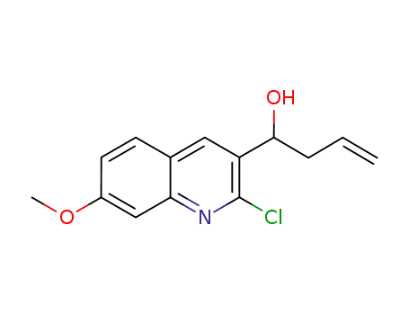 2-chloro-3-(1-hydroxybut-3-en-1-yl)-7-methoxyquinoline